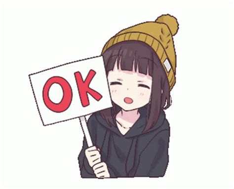 gif okay|anime okay gif.